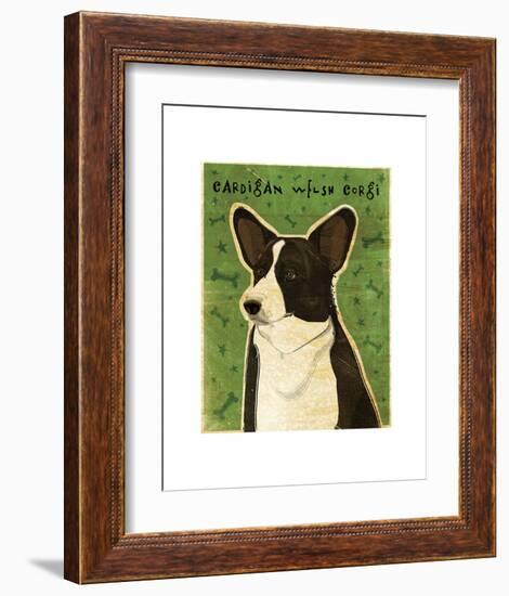 Cardigan Welsh Corgi-John W^ Golden-Framed Art Print