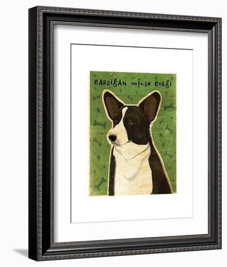 Cardigan Welsh Corgi-John W^ Golden-Framed Art Print