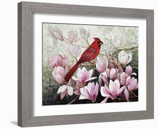 Cardinal, 2001-Komi Chen-Framed Giclee Print