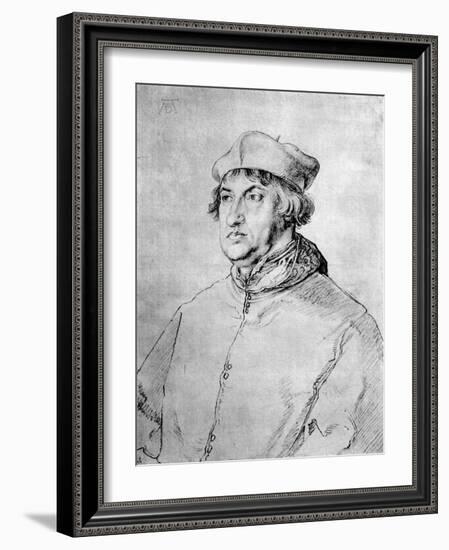 Cardinal Albrecht of Brandenburg, 1518-Albrecht Durer-Framed Giclee Print