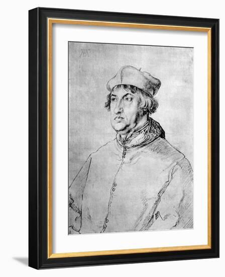 Cardinal Albrecht of Brandenburg, 1518-Albrecht Durer-Framed Giclee Print