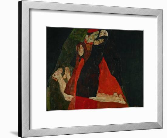 Cardinal and Nun (Liebkosung), 1912-Egon Schiele-Framed Giclee Print