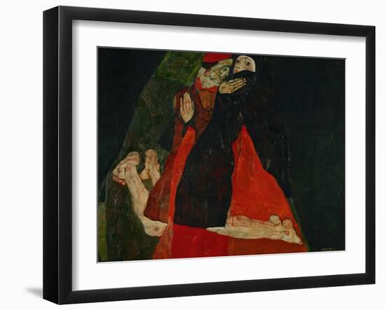 Cardinal and Nun (Liebkosung), 1912-Egon Schiele-Framed Giclee Print