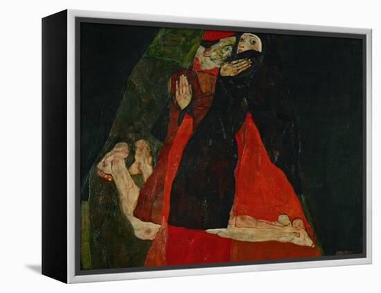 Cardinal and Nun (Liebkosung), 1912-Egon Schiele-Framed Premier Image Canvas