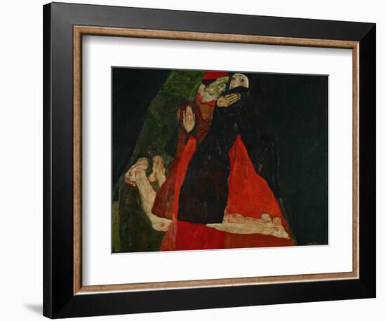 Cardinal and Nun (Liebkosung), 1912-Egon Schiele-Framed Giclee Print