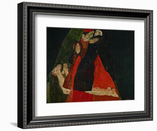 Cardinal and Nun (Liebkosung), 1912-Egon Schiele-Framed Giclee Print