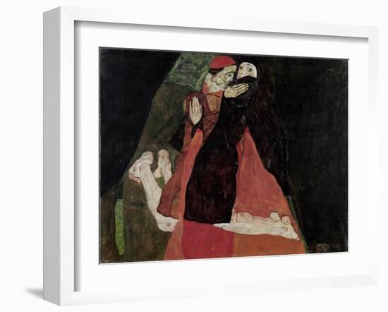 Cardinal and Nun (Tendernes), 1912-Egon Schiele-Framed Giclee Print