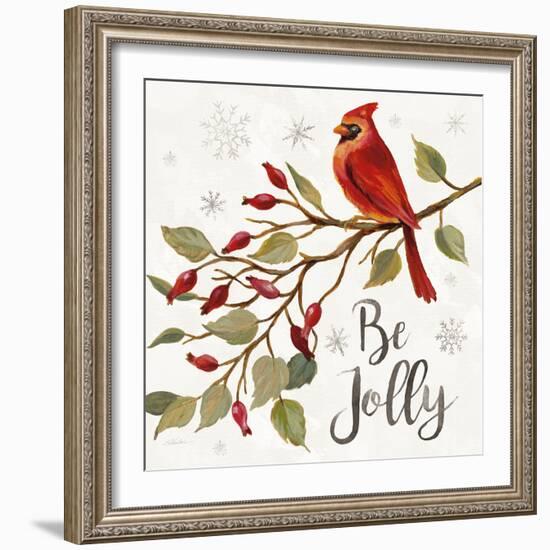 Cardinal Christmas VII-Silvia Vassileva-Framed Photographic Print