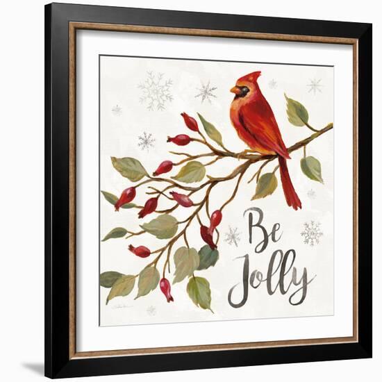 Cardinal Christmas VII-Silvia Vassileva-Framed Photographic Print