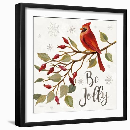 Cardinal Christmas VII-Silvia Vassileva-Framed Photographic Print