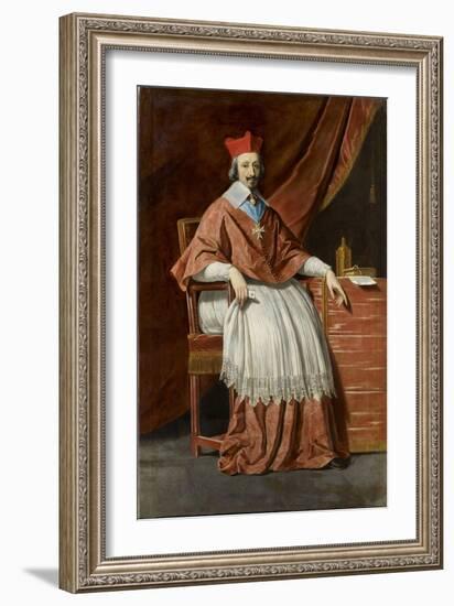 Cardinal De Richelieu-Philippe De Champaigne-Framed Giclee Print