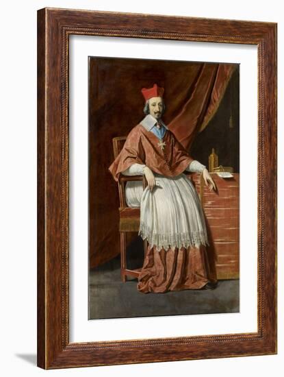 Cardinal De Richelieu-Philippe De Champaigne-Framed Giclee Print