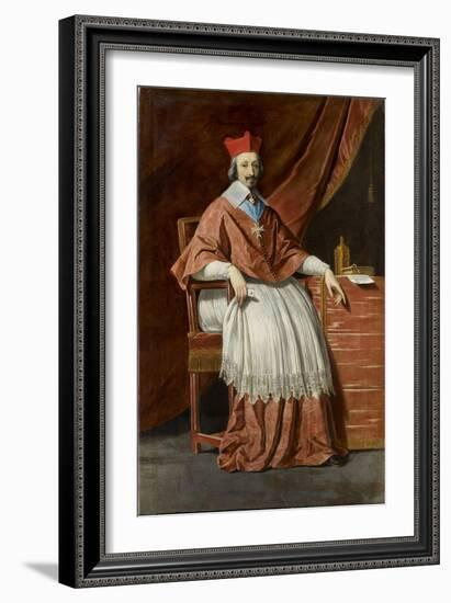 Cardinal De Richelieu-Philippe De Champaigne-Framed Giclee Print