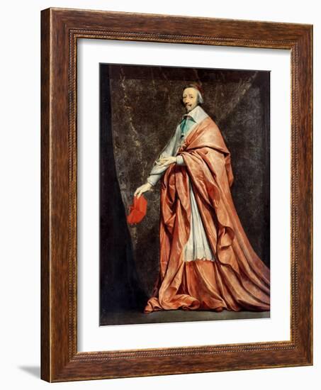 Cardinal De Richelieu-Philippe De Champaigne-Framed Giclee Print