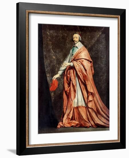 Cardinal De Richelieu-Philippe De Champaigne-Framed Giclee Print