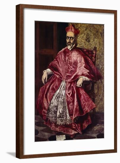 Cardinal Fernando Nino De Guevara, Ca.1601-El Greco-Framed Giclee Print