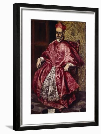 Cardinal Fernando Nino De Guevara, Ca.1601-El Greco-Framed Giclee Print