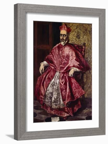 Cardinal Fernando Nino De Guevara, Ca.1601-El Greco-Framed Giclee Print