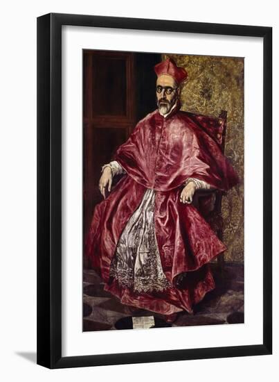 Cardinal Fernando Nino De Guevara, Ca.1601-El Greco-Framed Giclee Print