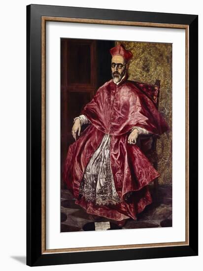 Cardinal Fernando Nino De Guevara, Ca.1601-El Greco-Framed Giclee Print