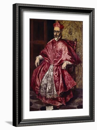 Cardinal Fernando Nino De Guevara, Ca.1601-El Greco-Framed Giclee Print