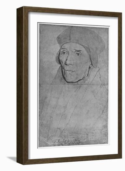 'Cardinal Fisher, Bishop of Rochester', 1532-1534 (1945)-Hans Holbein the Younger-Framed Giclee Print