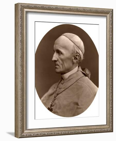 Cardinal Henry Edward Manning, Archbishop of Westminster, 1876-Lock & Whitfield-Framed Photographic Print