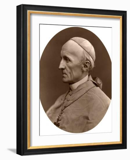 Cardinal Henry Edward Manning, Archbishop of Westminster, 1876-Lock & Whitfield-Framed Photographic Print