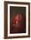 Cardinal in Antique Red-Jai Johnson-Framed Giclee Print