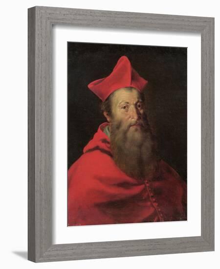 Cardinal Jacques Sadolet (1477-1547) Bishop of Carpentras (Oil on Canvas)-French School-Framed Giclee Print