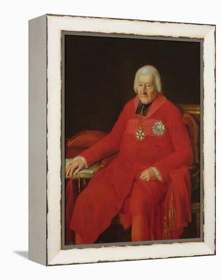 Cardinal Jean-Baptiste De Belloy-Morangle (1709-1808) (Oil on Canvas)-Laurent Dabos-Framed Premier Image Canvas