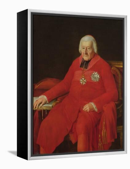 Cardinal Jean-Baptiste De Belloy-Morangle (1709-1808) (Oil on Canvas)-Laurent Dabos-Framed Premier Image Canvas