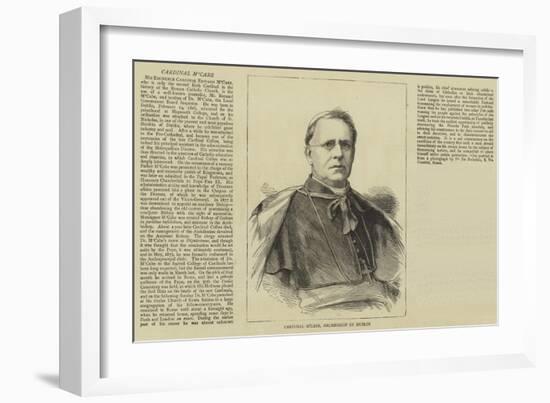 Cardinal M'Cabe, Archbishop of Dublin-null-Framed Giclee Print