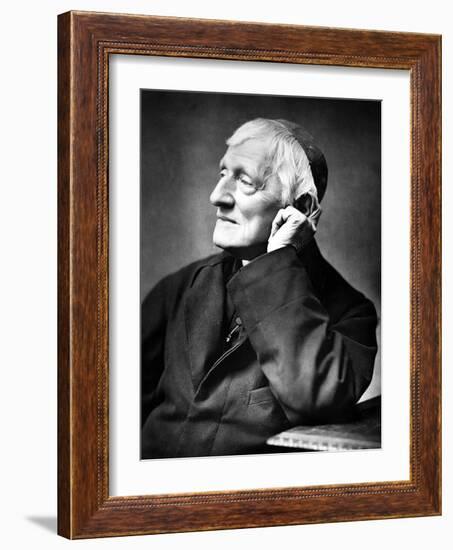 Cardinal Newman, 1887-Herbert Rose Barraud-Framed Photographic Print