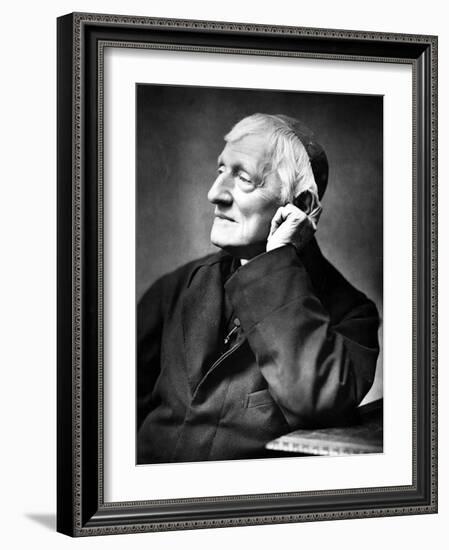 Cardinal Newman, 1887-Herbert Rose Barraud-Framed Photographic Print