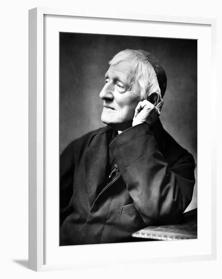 Cardinal Newman, 1887-Herbert Rose Barraud-Framed Photographic Print