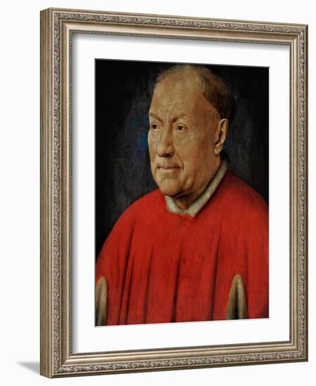 Cardinal Niccolo Albergati (1375-1443), Papal Envoy in the Spanish Netherlands-Jan van Eyck-Framed Giclee Print