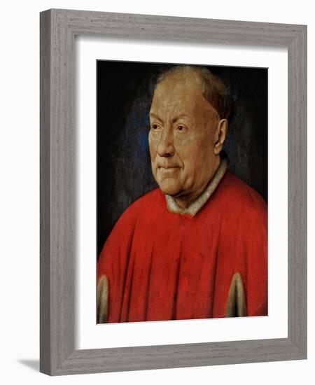 Cardinal Niccolo Albergati (1375-1443), Papal Envoy in the Spanish Netherlands-Jan van Eyck-Framed Giclee Print