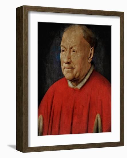 Cardinal Niccolo Albergati (1375-1443), Papal Envoy in the Spanish Netherlands-Jan van Eyck-Framed Giclee Print