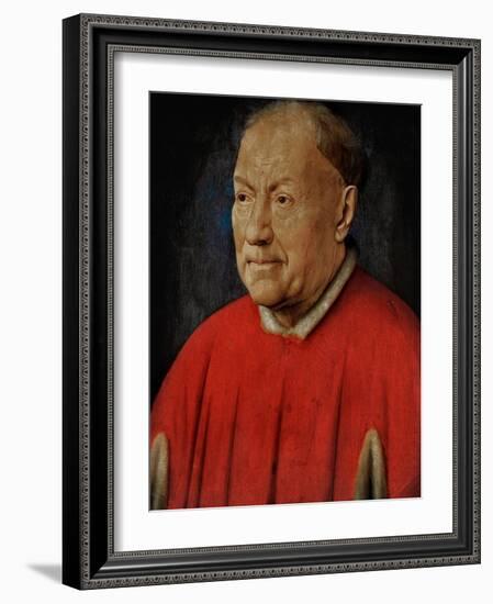 Cardinal Niccolo Albergati (1375-1443), Papal Envoy in the Spanish Netherlands-Jan van Eyck-Framed Giclee Print