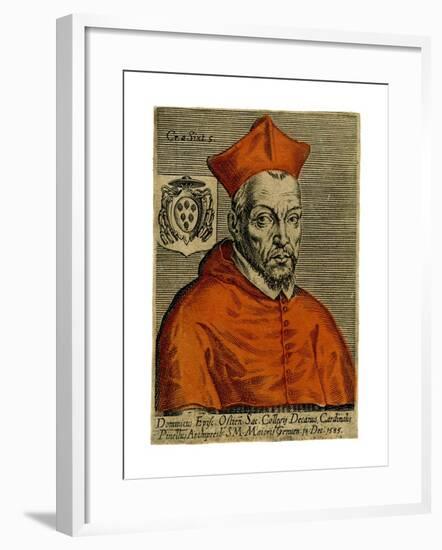 Cardinal Pinette, 1585-null-Framed Giclee Print