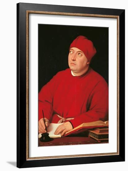 Cardinal Tommaso Inghirami-Raffaello Sanzio-Framed Giclee Print