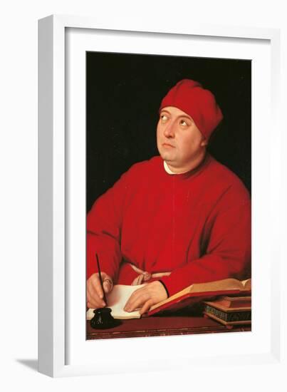 Cardinal Tommaso Inghirami-Raffaello Sanzio-Framed Giclee Print