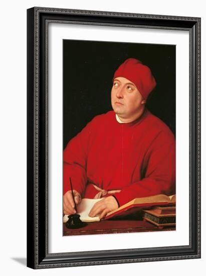 Cardinal Tommaso Inghirami-Raffaello Sanzio-Framed Giclee Print