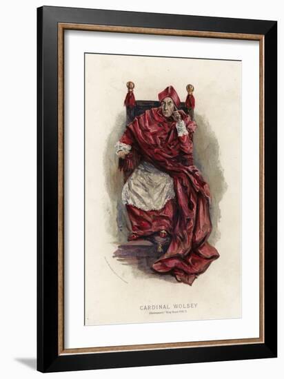 Cardinal Wolsey, from Shakespeare's King Henry VIII-null-Framed Giclee Print