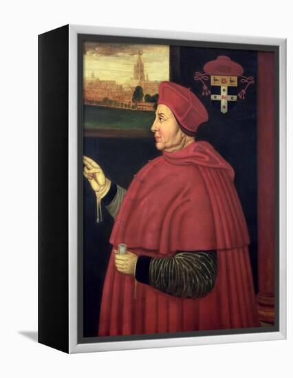Cardinal Wolsey-Hans Holbein the Younger-Framed Premier Image Canvas