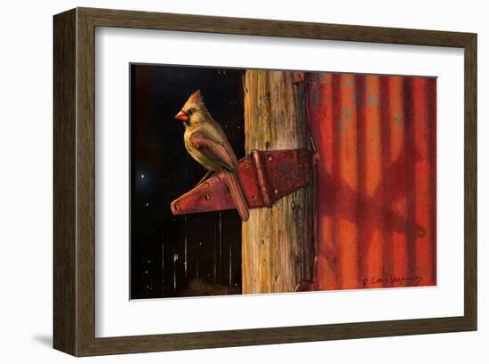 Cardinal-Chris Vest-Framed Art Print