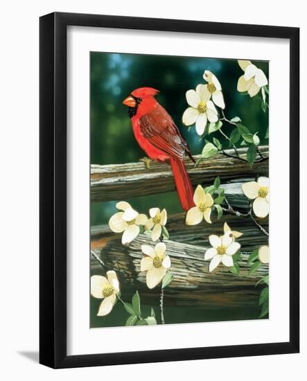 Cardinal-William Vanderdasson-Framed Giclee Print