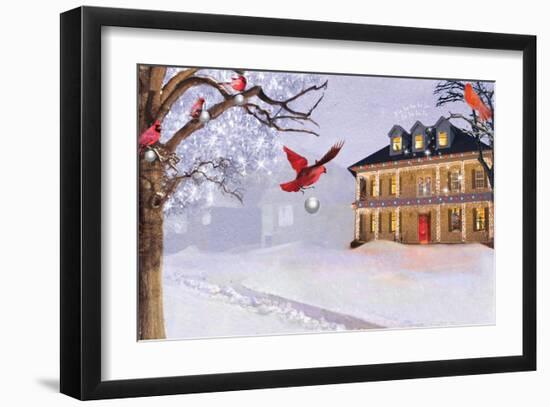 Cardinals Decorating Party-Nancy Tillman-Framed Art Print