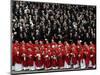 Cardinals, in Red, Participate in the Funeral Mass for Pope John Paul II-null-Mounted Photographic Print